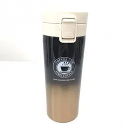 ماگ سفری دو رنگ طرح Coffee Cup