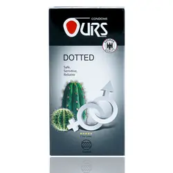 کاندوم اورز مدل DOTTED بسته 12 عددی