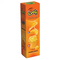 چیپس همسان پذیرایی طعم پنیر چدار یامی 90 گرمی(فروش عمده)