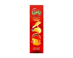 چیپس همسان سیب زمینی جعبه ای کچاپ یامی 90 گرمیyummy