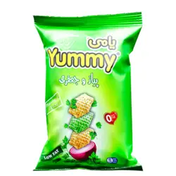 اسنک 40 گرمی پیاز و جعفری یامی yummy