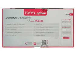 اسپیکر بلوتوثی قابل حمل تسکو مدل TS 2303