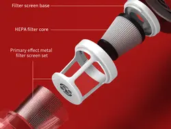 جارو شارژی خودرو راک مدل RST1072 V Mini Portable Vacuum Cleaner