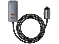 شارژر فندکی 120 وات بیسوس مدل Share Together CCBX-120C2 CCBT-A0G Car Charger