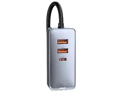 شارژر فندکی 120 وات بیسوس مدل Share Together CCBX-120C2 CCBT-A0G Car Charger