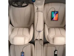 شارژر فندکی 120 وات بیسوس مدل Share Together CCBX-120C2 CCBT-A0G Car Charger