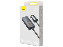 شارژر فندکی 120 وات بیسوس مدل Share Together CCBX-120C2 CCBT-A0G Car Charger