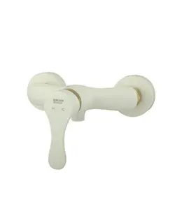 ست چهار تکه شیرآلات راسان مدل صدف سفید طلایی