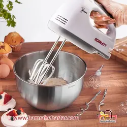 هات آفر همزن برقی اسکارلت + ست کفگیر و ملاقه پیک نیک