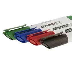 ماژیک وایت برد کورس بسته 4 عددی + تخته پاکن
