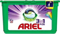 کپسول لباسشویی آریل مدل ۳ در ۱ بسته ۳۵ عددی