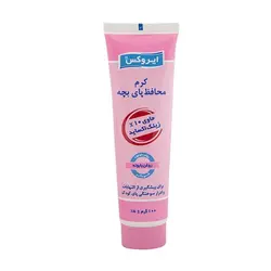 کرم محافظ پای بچه ایروکس حاوی زینک اکساید ۱۰% حجم ۱۰۰ گرم