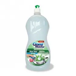 مایع ظرفشویی گلنز میستر Glanz Meister آلمانی عصاره آلوئه ورا حجم یک لیتر