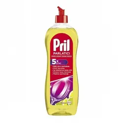 مایع براق کننده جلا دهنده ظرفشویی پریل Pril اسانس لیمو حجم 750 میل