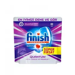 قرص ظرفشویی فینیش Finish Quantom بسته 60 عددی