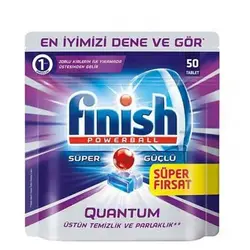 قرص ظرفشویی فینیش Finish Quantom بسته 50 عددی