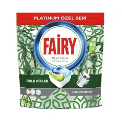 قرص ظرفشویی فیری پلاتینوم Fairy بسته 80 عددی