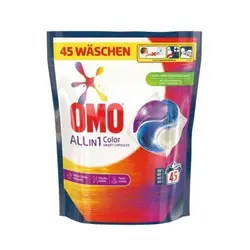 بالشتک لباسشویی 7 کاره آلمانی اومو OMO بسته 45 عددی
