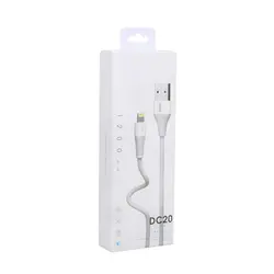 کابل شارژ و تبدیل USB به USB-lightning ازرا مدل DC20 طول ۱٫۲ متر