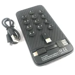 پاوربانک ۶۰۰۰mAh ازرا مدل PB09 چسبانک دار