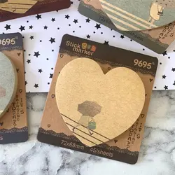 استیک نوت کرافت طرح چتر قلبی