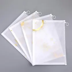 پوشه زیپ دار شفاف A4 طرح منظومه شمسی