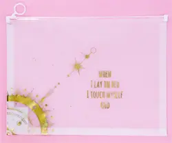 پوشه زیپ دار شفاف A4 طرح منظومه شمسی