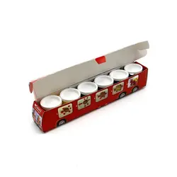خمیر بازی سبک 6 رنگ اتوبوسی كنكو