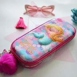 جامدادی کتابی سه بعدی کوچک طرح پری دریایی زیر دریا