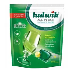 قرص ظرفشویی لودویک ژله ای Ludwik Ultimate Shine بسته 40 عددی