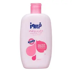 شامپو بدن بچه فیروز حاوی گوار و گلیسیرین صورتی حجم 300 میلی لیترFirooz Guar Baby Body Shampoo 300ml