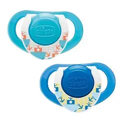 پستانک فیزیو کامپکت سیلیکونی چیکو (12 ماه به بالا)Chicco physio compact pacifier +12m