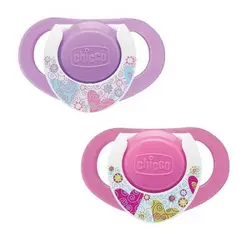 پستانک فیزیو کامپکت سیلیکونی چیکو (12 ماه به بالا)Chicco physio compact pacifier +12m