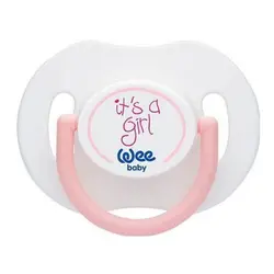 پستانک ارتودنسی قابدار تمام چاپ مات وی سایز 2Wee opaque orthodontic pacifier size 2