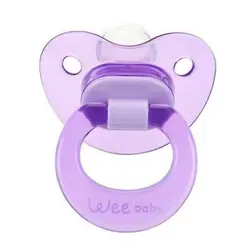 پستانک ارتودنسی شفاف وی سایز 2Wee transparent orthodontic pacifier size 2