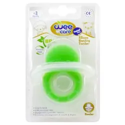 دندان گیر تمام سیلیکونی پریمیوم وی طرح پستانکwee care All silicone Premium teether