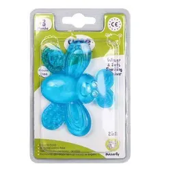 دندان گیر مایع دار وی طرح پروانهweecare butterfly teether