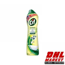 کرم پاک کننده تمام منظوره سیف با رایحه لیمو Cif اورجینال انگلیس حجم 500 میل | فروشگاه اینترنتی DHLmarket / فروشگاه بین المللی دی اج ال مارکت www.dhlmarket.ir / پشتیبانی : 09360003986 دفتر مرکزی : 02188802013