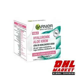 کرم آبرسان گارنیه Garnier حاوی هیالورونیک اسید و عصاره آلوئه ورا حجم 50 میل | فروشگاه اینترنتی DHLmarket / فروشگاه بین المللی دی اج ال مارکت www.dhlmarket.ir / پشتیبانی : 09360003986 دفتر مرکزی : 02188802013