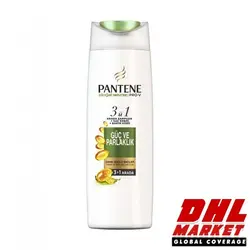 شامپو پن تن Pantene براق کننده مدل Guc Ve Parlak حجم 500 میل | فروشگاه اینترنتی DHLmarket / فروشگاه بین المللی دی اج ال مارکت www.dhlmarket.ir / پشتیبانی : 09360003986 دفتر مرکزی : 02188802013