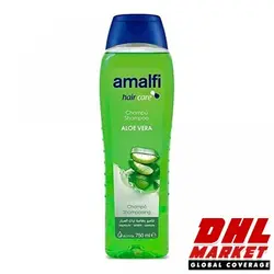 شامپو سر آمالفی (Amalfi) مناسب تمام موها حاوی عصاره آلوئه ورا حجم 750 میل | فروشگاه اینترنتی DHLmarket / فروشگاه بین المللی دی اج ال مارکت www.dhlmarket.ir / پشتیبانی : 09360003986 دفتر مرکزی : 02188802013