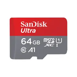 کارت حافظه microSDXC سن دیسک مدل Ultra کلاس A1 ظرفیت 64 گیگابایت
