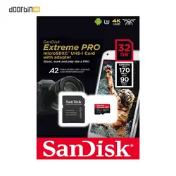 کارت حافظه microSDXC سن دیسک مدل Extreme PRO کلاس A2 ظرفیت 32 گیگابایت