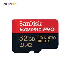 کارت حافظه microSDXC سن دیسک مدل Extreme PRO کلاس A2 ظرفیت 32 گیگابایت