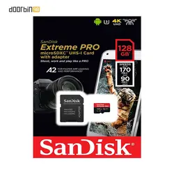 کارت حافظه microSDXC سن دیسک مدل Extreme PRO کلاس A2 ظرفیت 64 گیگابایت