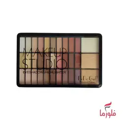 پالت سایه و هایلایتر میکاپ استودیو دودوگرل