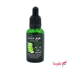 سرم صورت آلوئه ورا لاو جوجو مدل skin care+ حجم 30 میلی لیتر