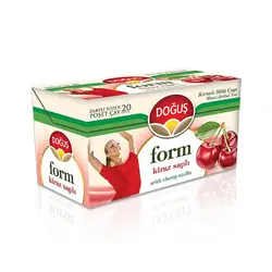 چای و دمنوش لاغری فرم دوغوش حاوی عصاره گیلاس بسته 20 عددی