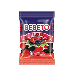 پاستیل طرح تمشک ببتو وزن 150 گرم