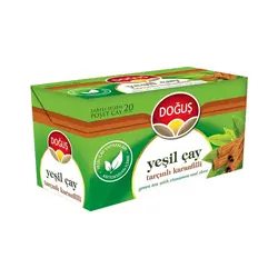 دمنوش چای سبز و دارچین دوغوش بسته 20 عددی